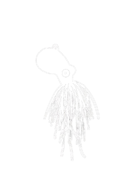 Pulpo de plomo Alien Kraken artesanal para jigging - AC_PESCACEUTA Ceuta